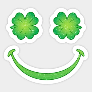 Shamrock Smile Sticker